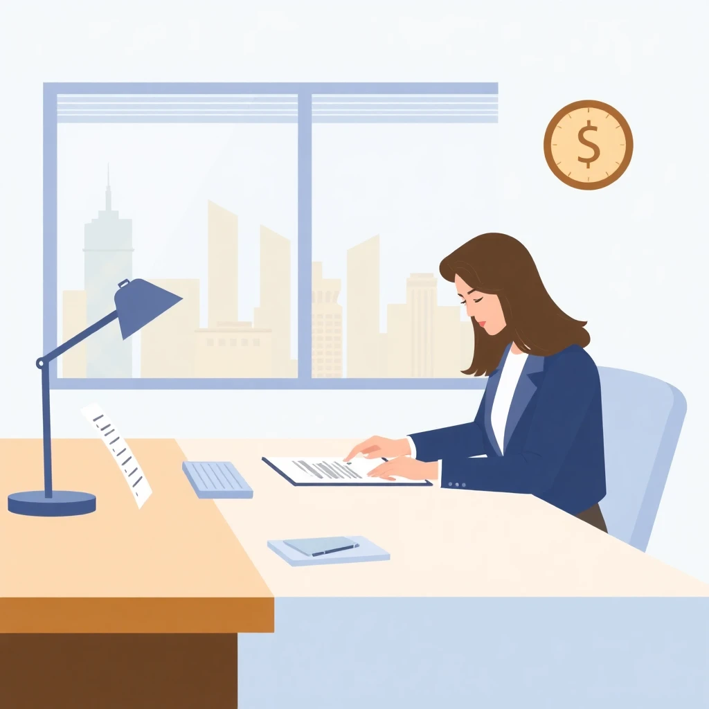 Signing loan documents