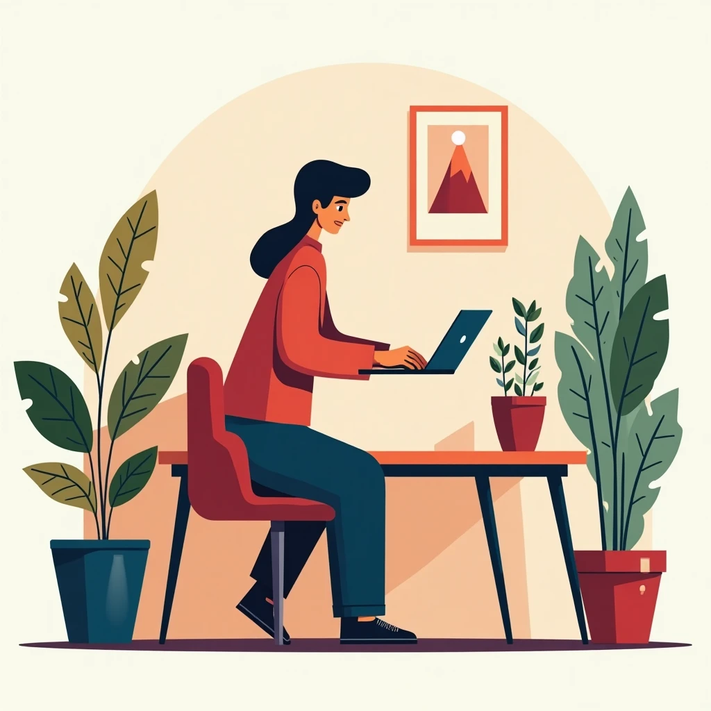 Trabalho remoto em casa