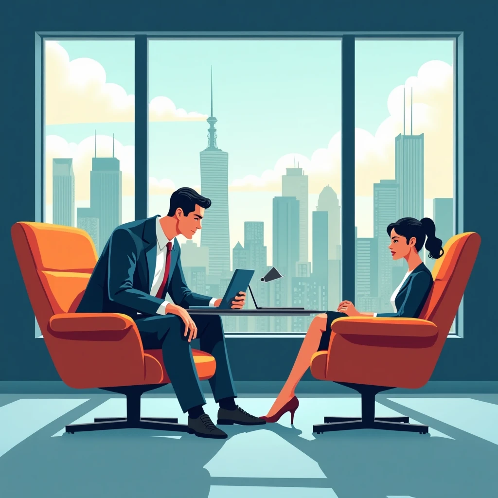 Entorno de oficina de alta remuneración