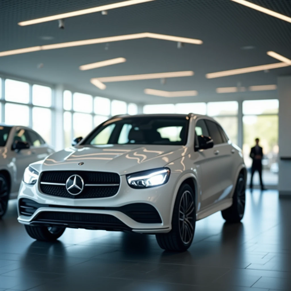 Coche nuevo en exhibición