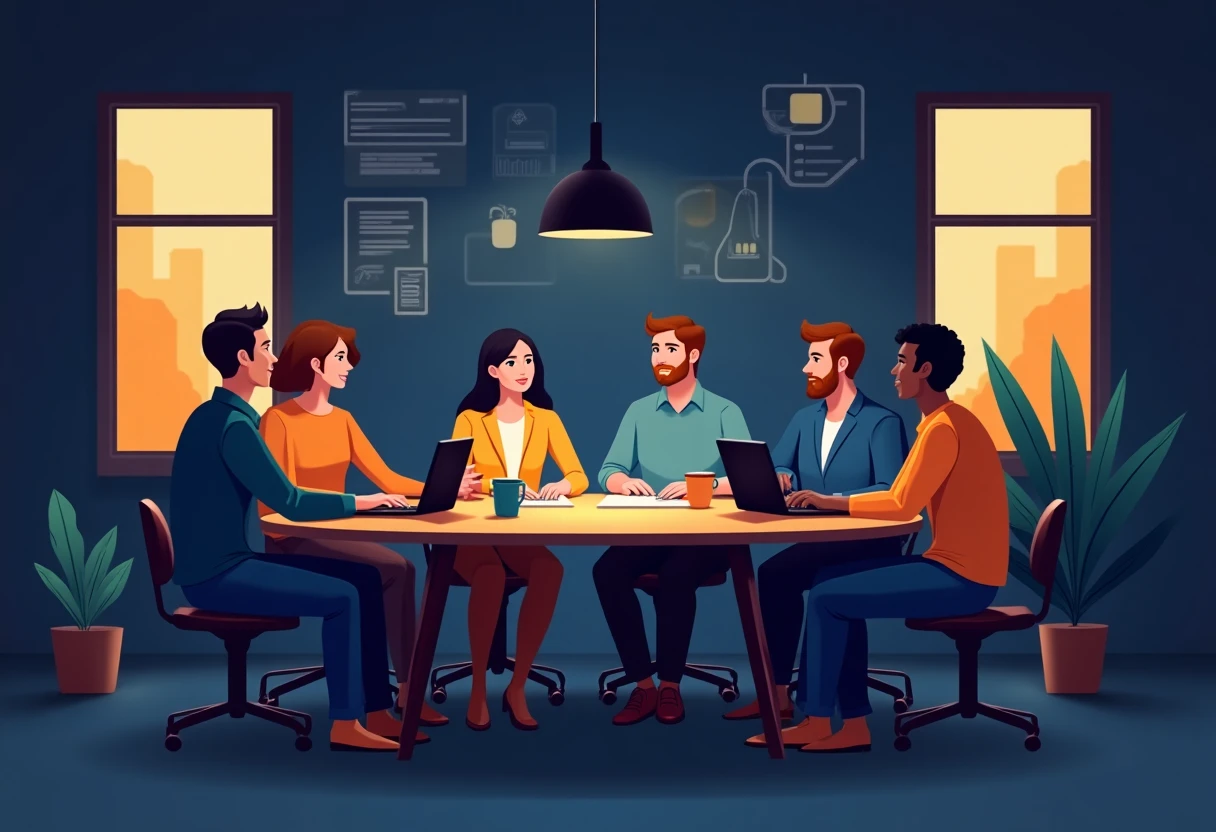 Cybersecurity team collaboration