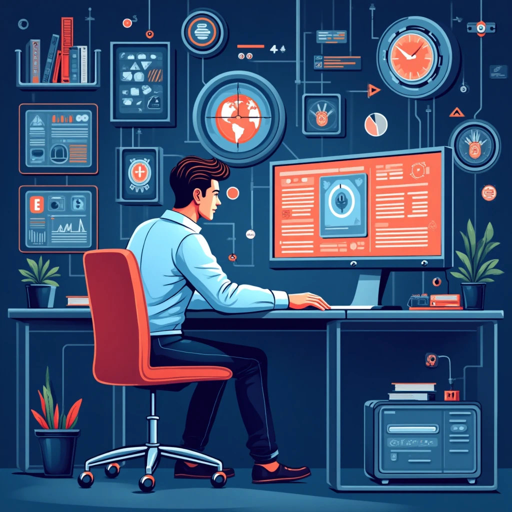 AI engineer at work