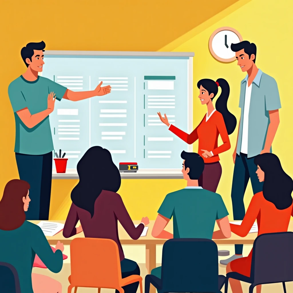 Interactive classroom discussion