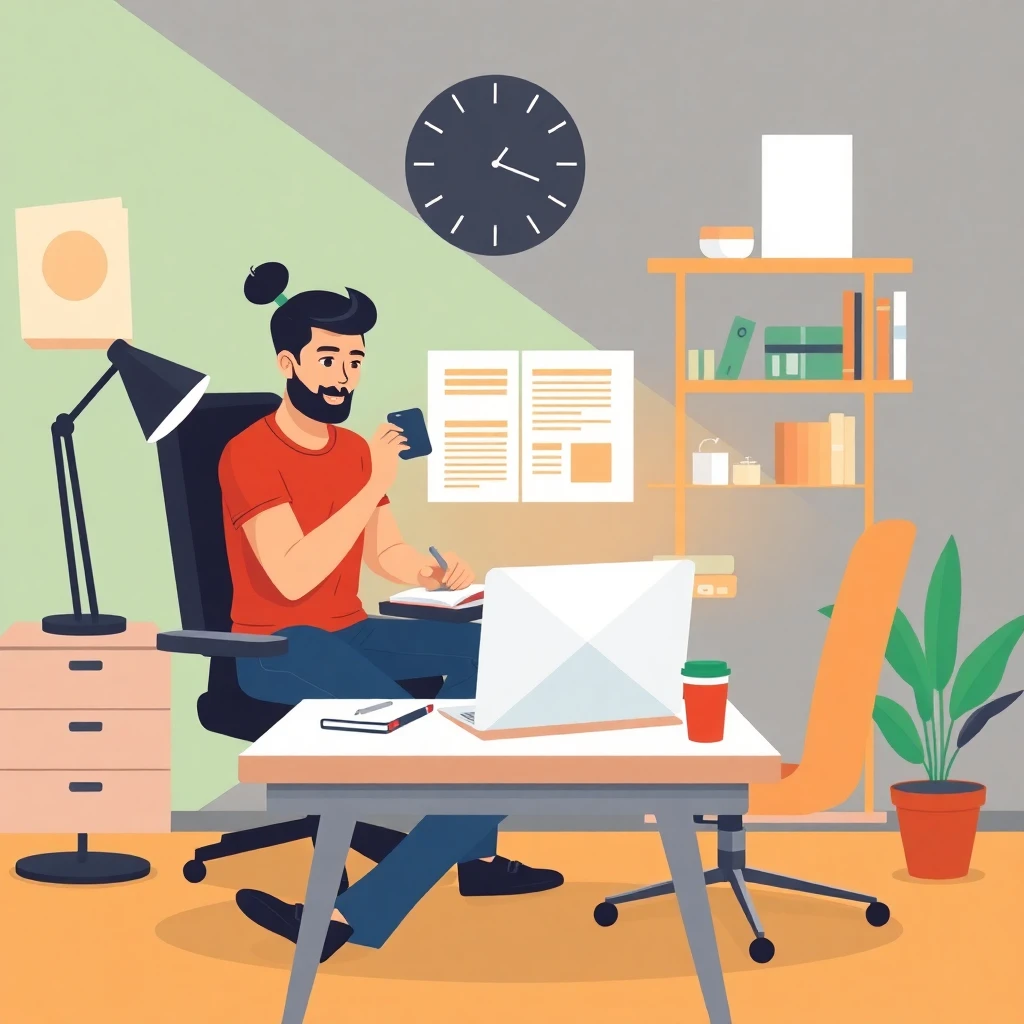 Remote work setup
