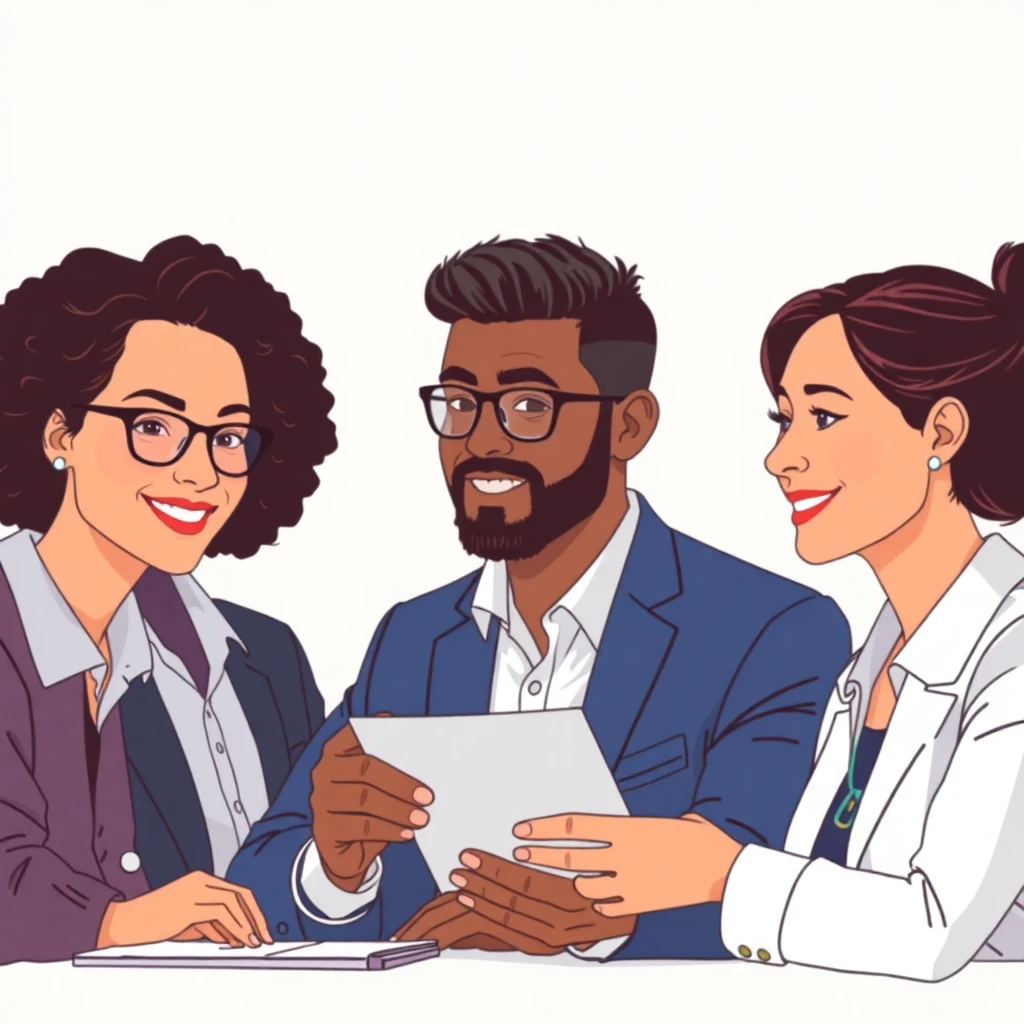 Ilustración de balanzas