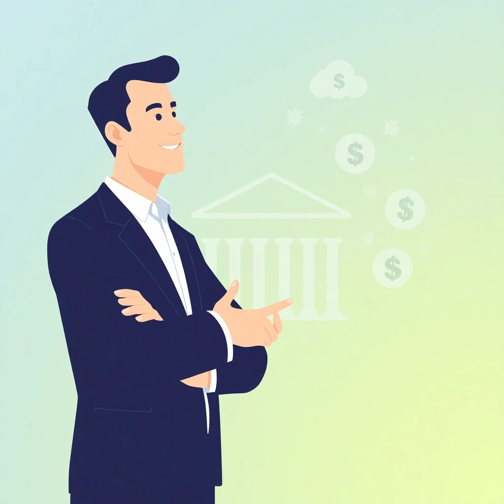 Cliente saindo de agência bancária