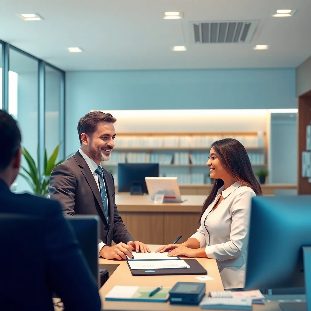 In-branch loan service