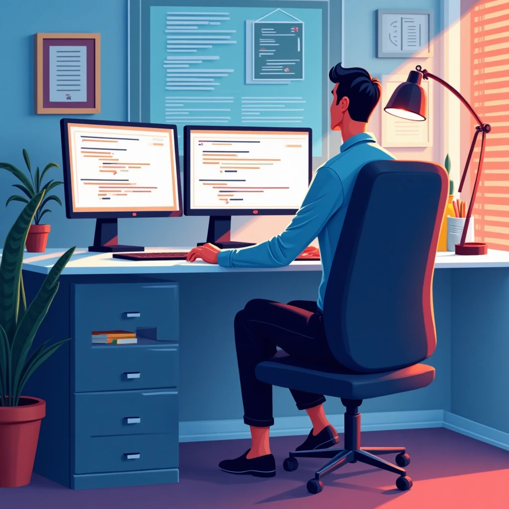 Stable remote work setup