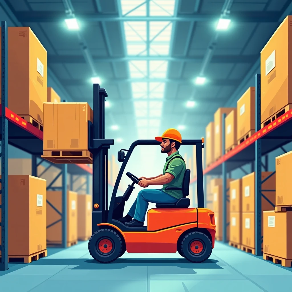 High-paying warehouse job