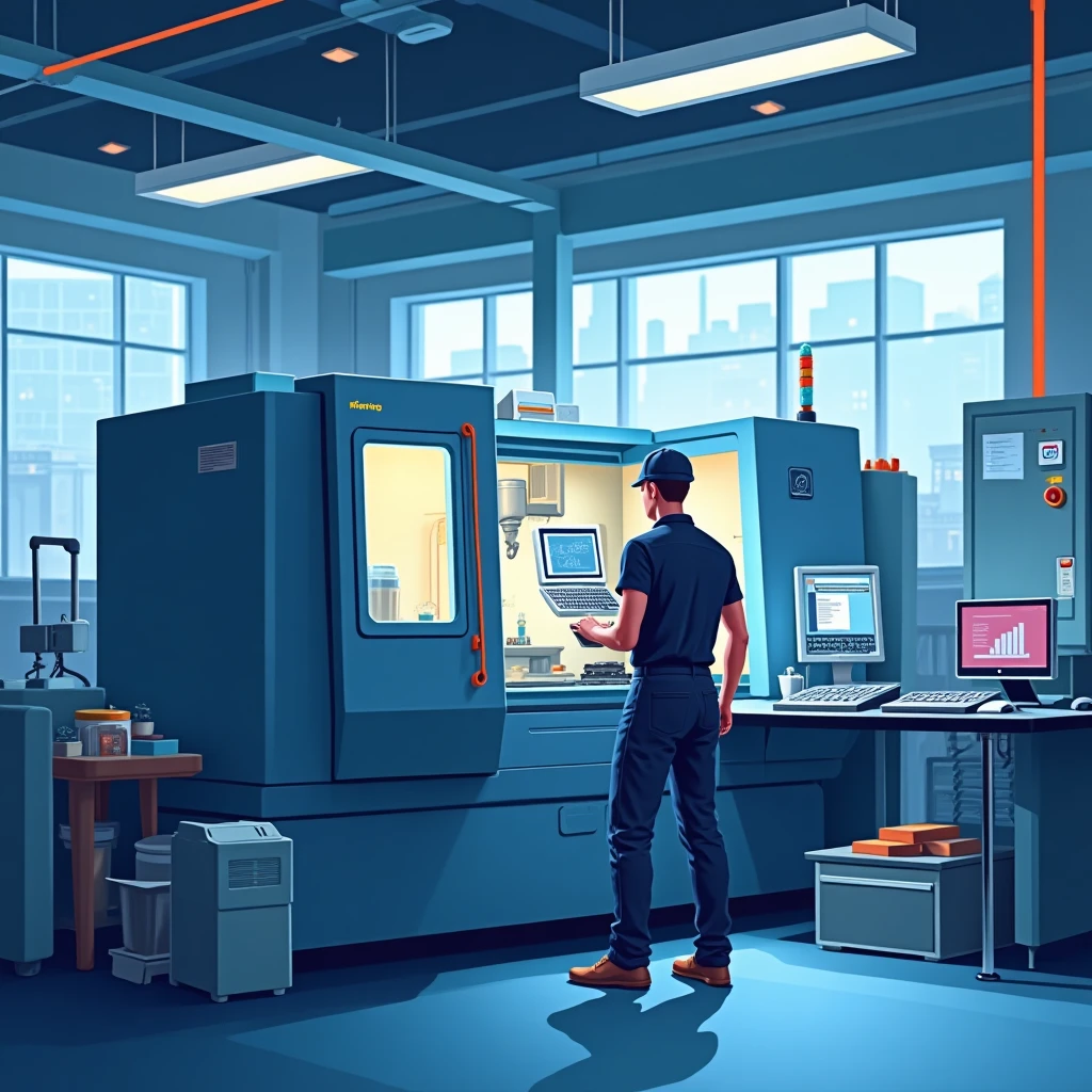 European CNC factory setting