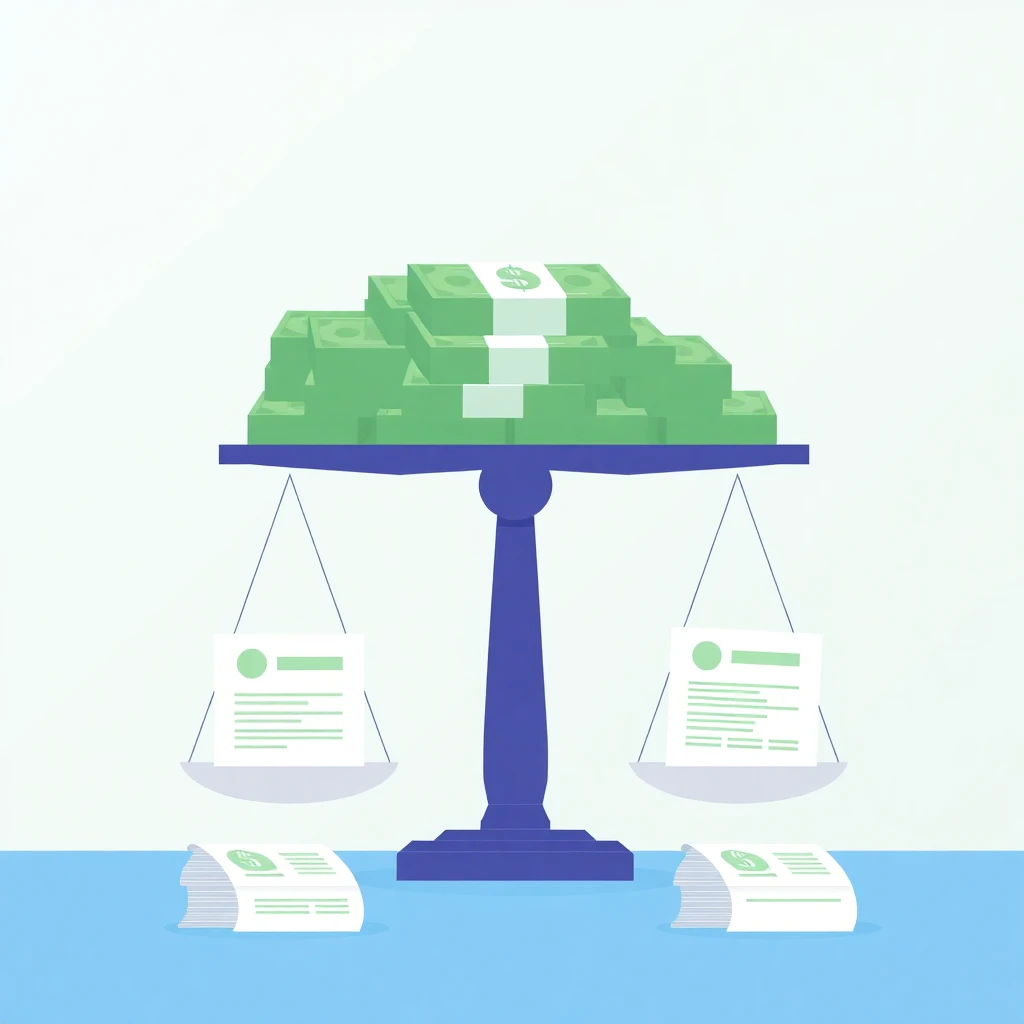 Large loan amounts concept